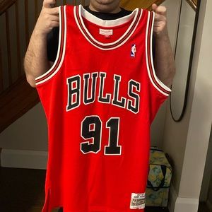 Chicago Bulls Rodman jersey. Size L. Worn twice. Great condition
